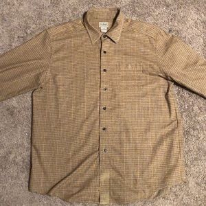 L.L. Bean plaid button down